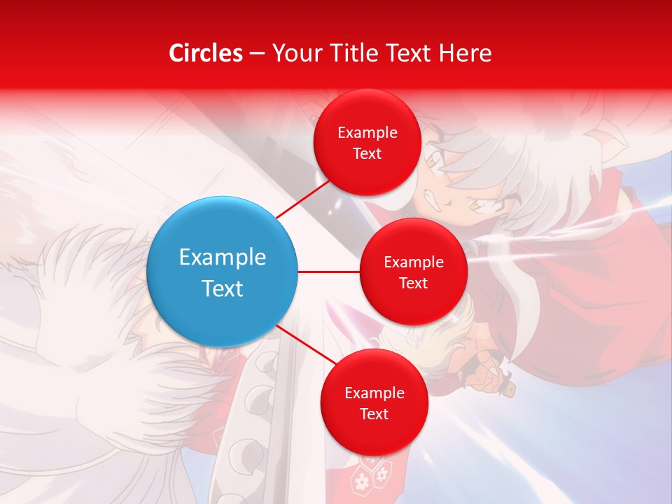 A Cartoon Character With A Sword In His Hand PowerPoint Template