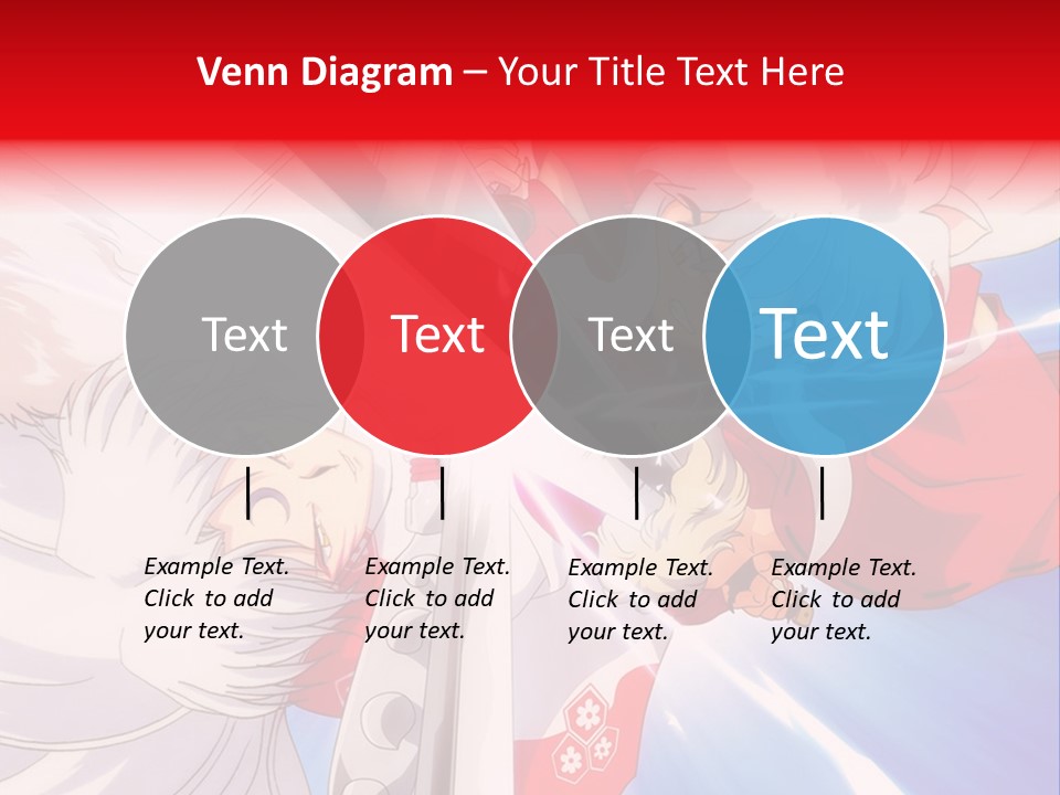 A Cartoon Character With A Sword In His Hand PowerPoint Template