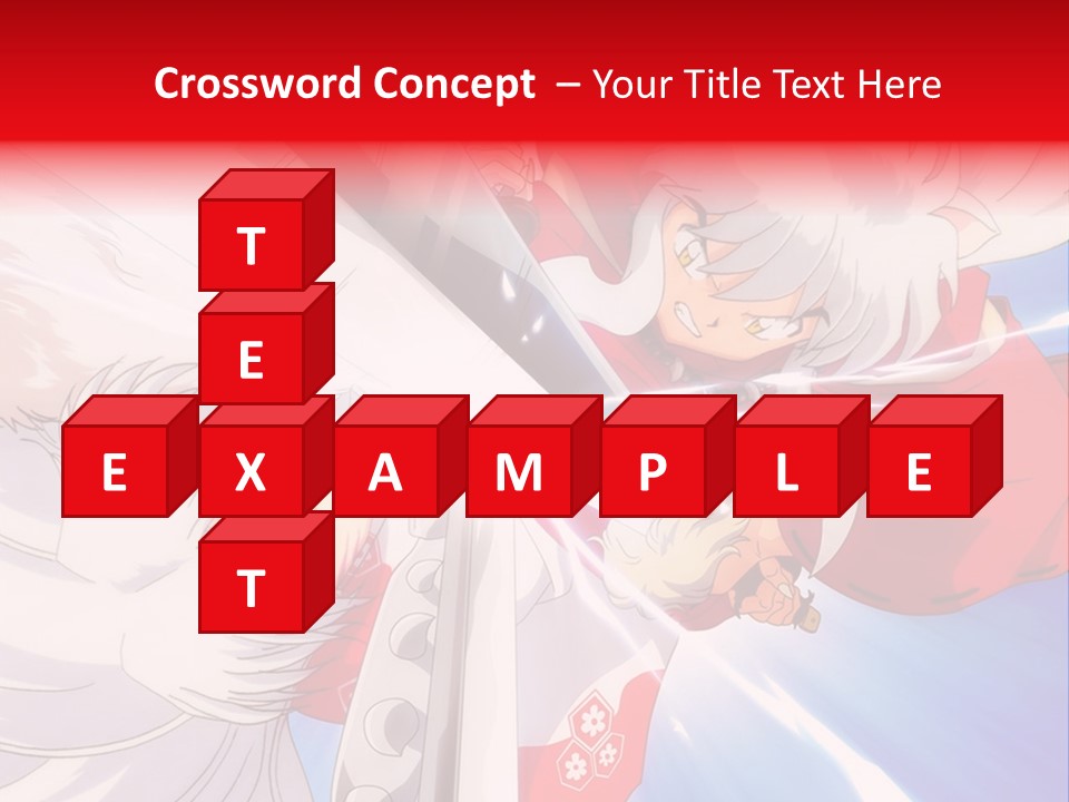 A Cartoon Character With A Sword In His Hand PowerPoint Template