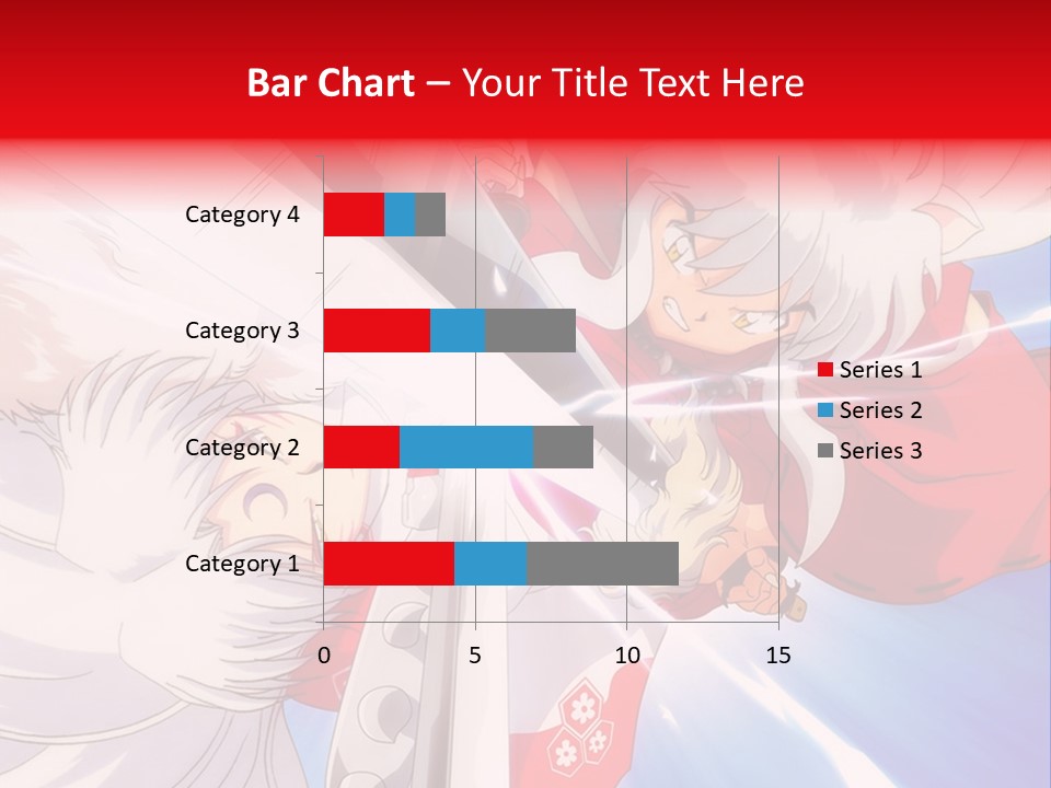 A Cartoon Character With A Sword In His Hand PowerPoint Template