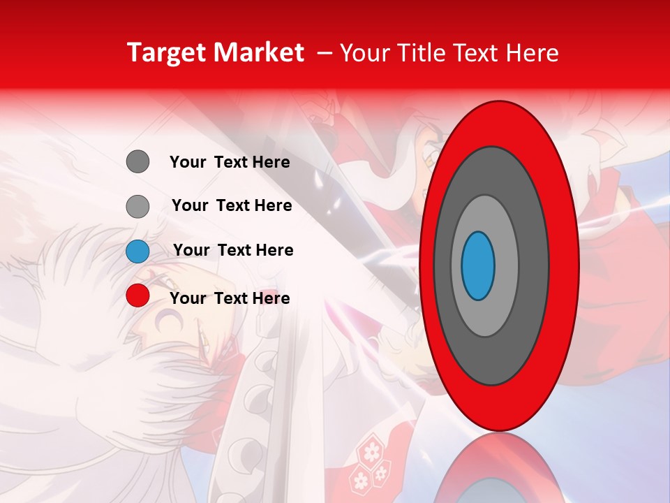 A Cartoon Character With A Sword In His Hand PowerPoint Template