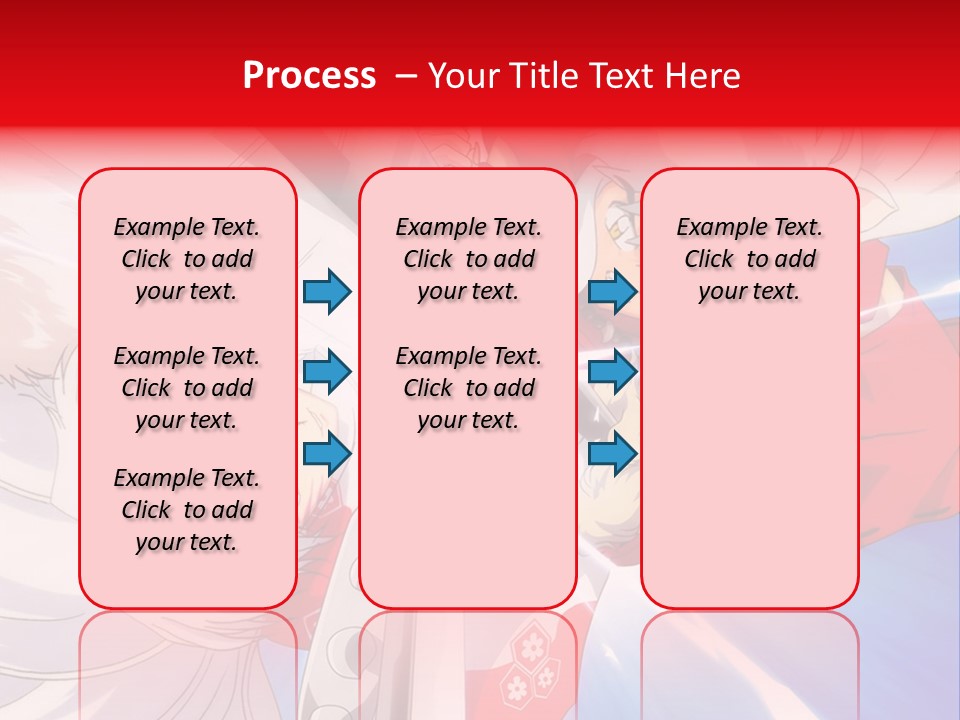 A Cartoon Character With A Sword In His Hand PowerPoint Template