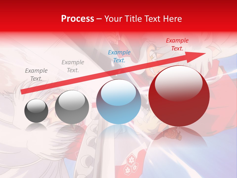 A Cartoon Character With A Sword In His Hand PowerPoint Template