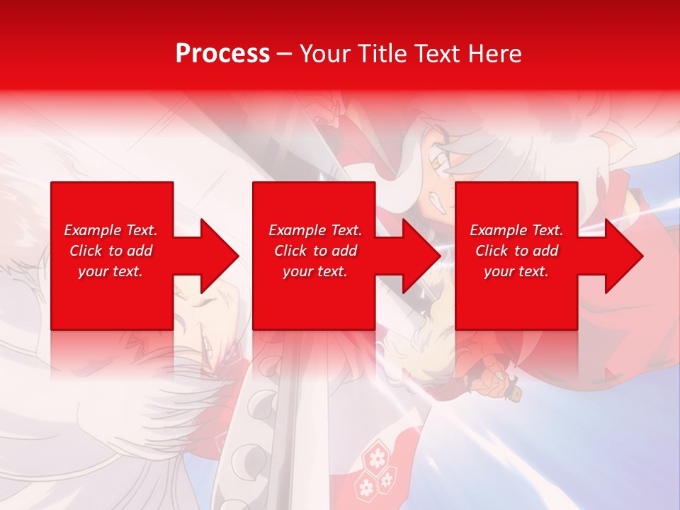 A Cartoon Character With A Sword In His Hand PowerPoint Template