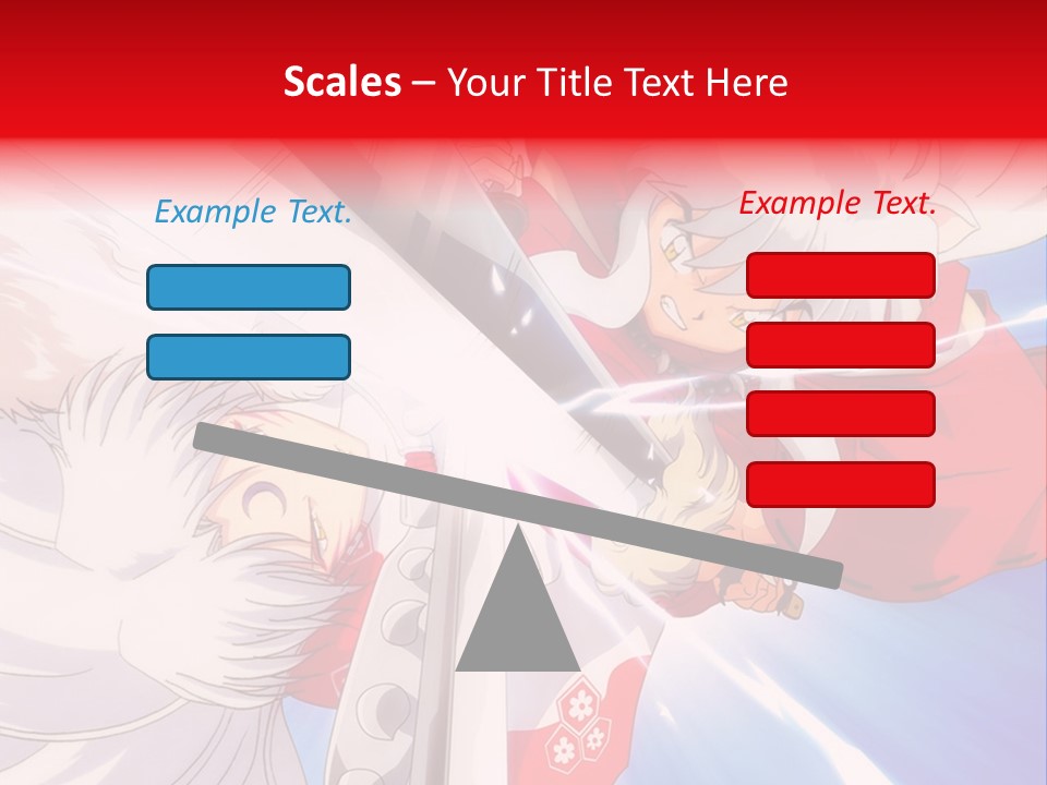 A Cartoon Character With A Sword In His Hand PowerPoint Template