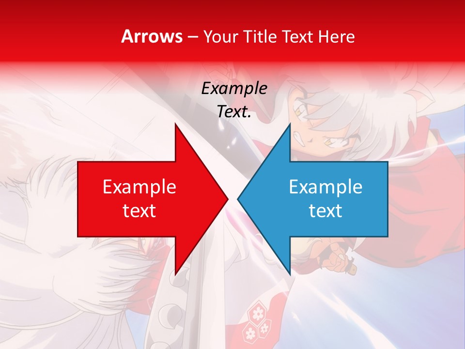 A Cartoon Character With A Sword In His Hand PowerPoint Template