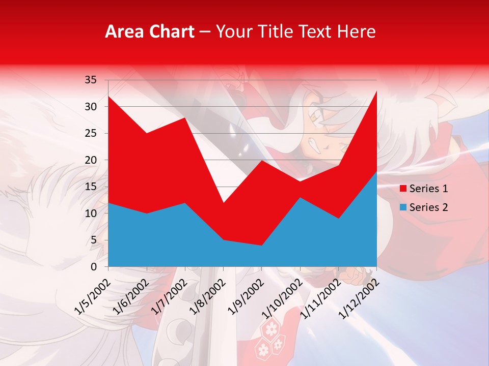 A Cartoon Character With A Sword In His Hand PowerPoint Template