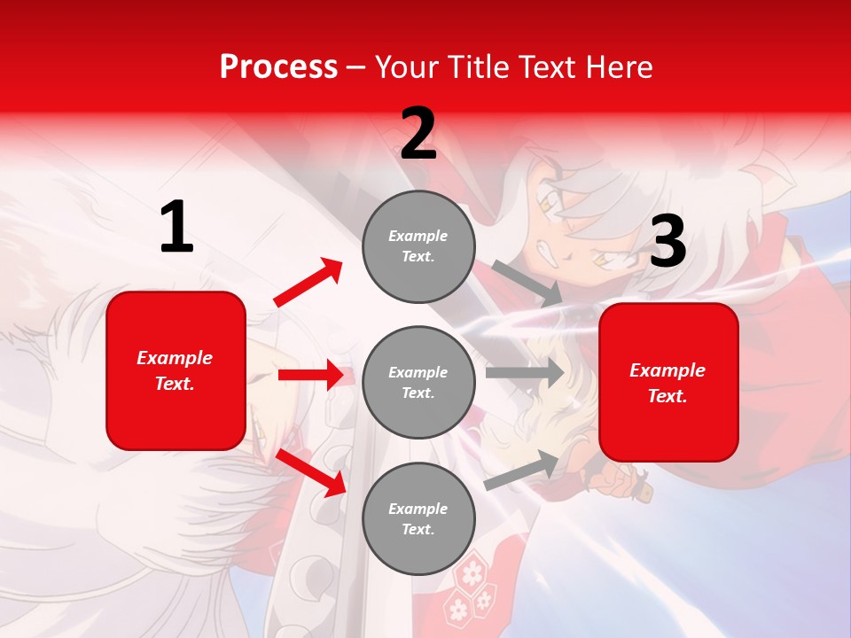 A Cartoon Character With A Sword In His Hand PowerPoint Template