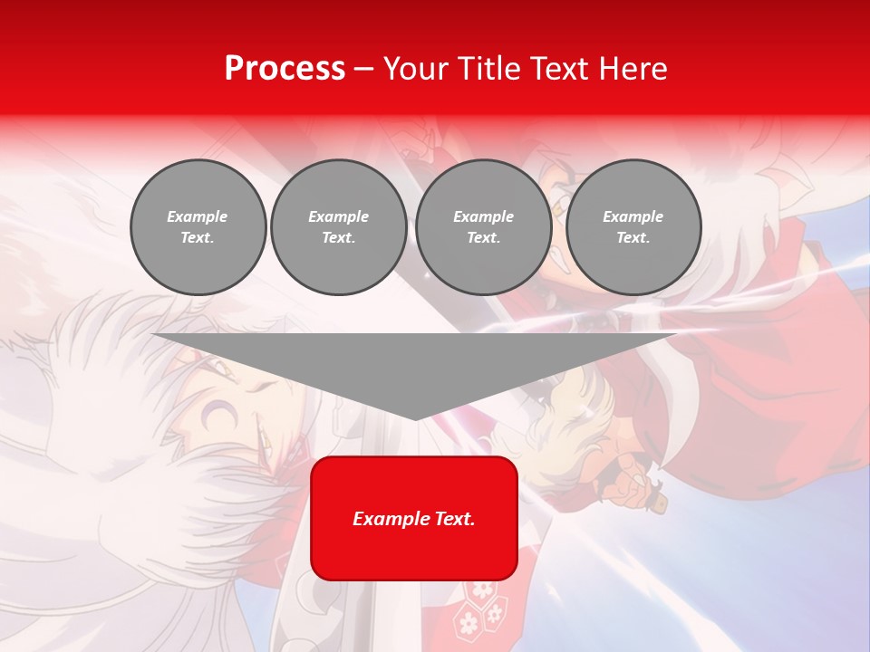 A Cartoon Character With A Sword In His Hand PowerPoint Template