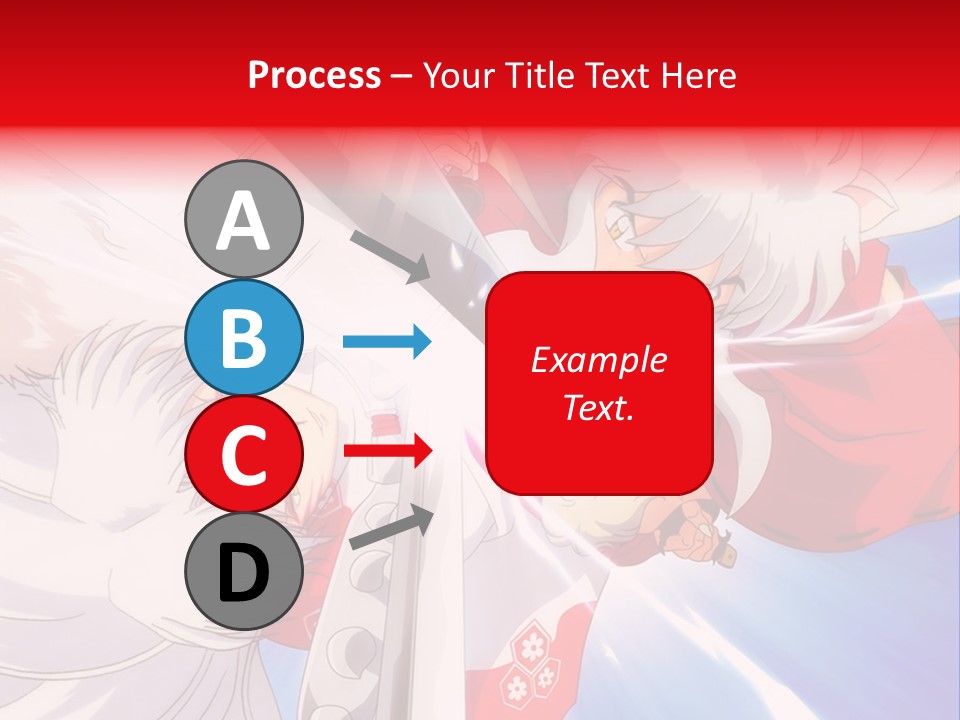 A Cartoon Character With A Sword In His Hand PowerPoint Template