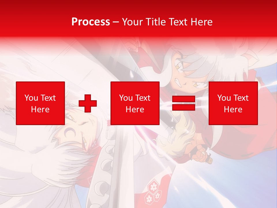 A Cartoon Character With A Sword In His Hand PowerPoint Template