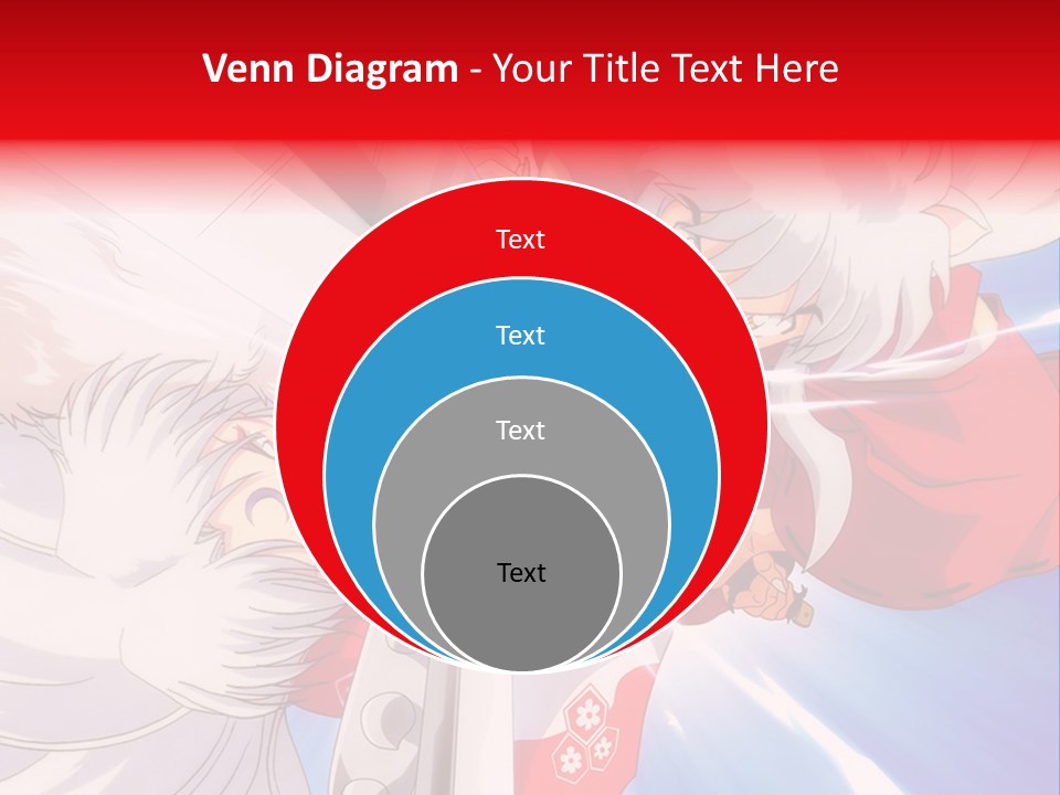 A Cartoon Character With A Sword In His Hand PowerPoint Template