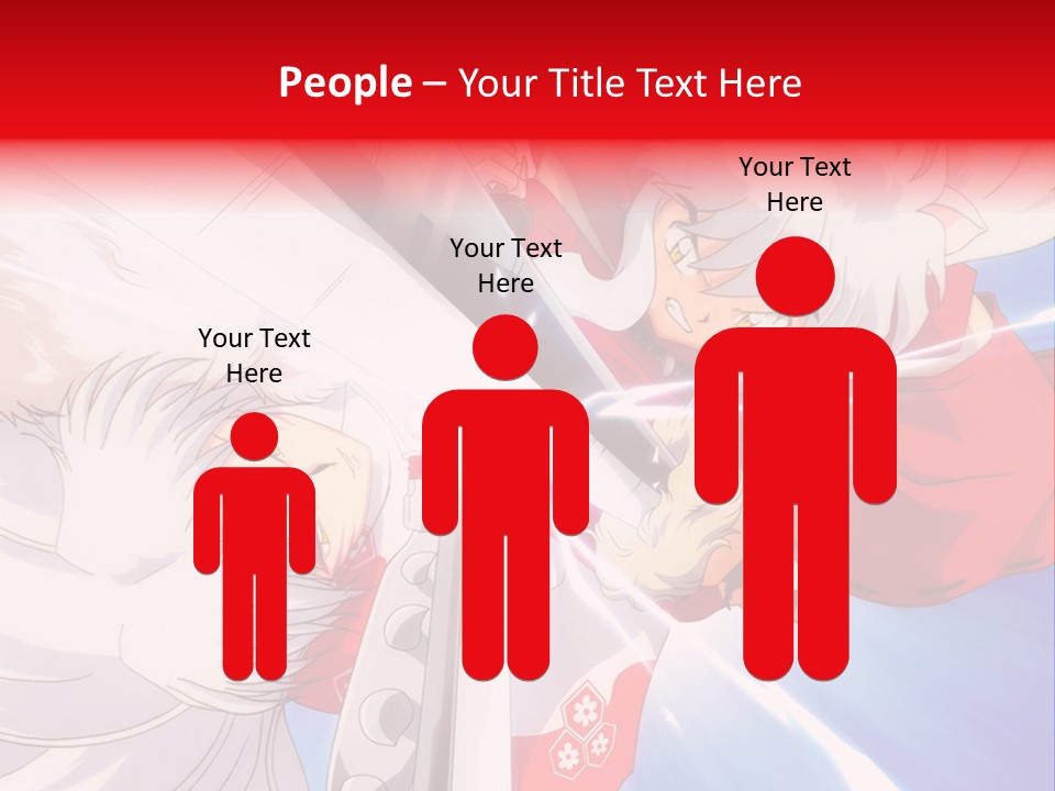 A Cartoon Character With A Sword In His Hand PowerPoint Template