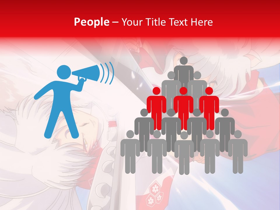 A Cartoon Character With A Sword In His Hand PowerPoint Template