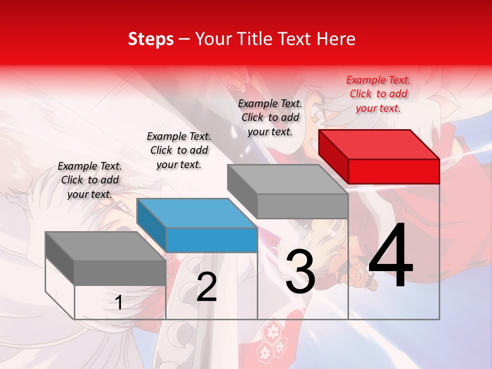 A Cartoon Character With A Sword In His Hand PowerPoint Template