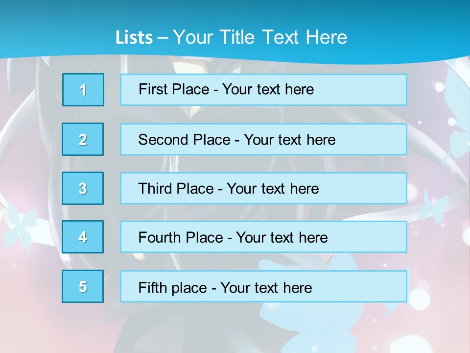 A Anime Character With Long Hair And Black Hair PowerPoint Template