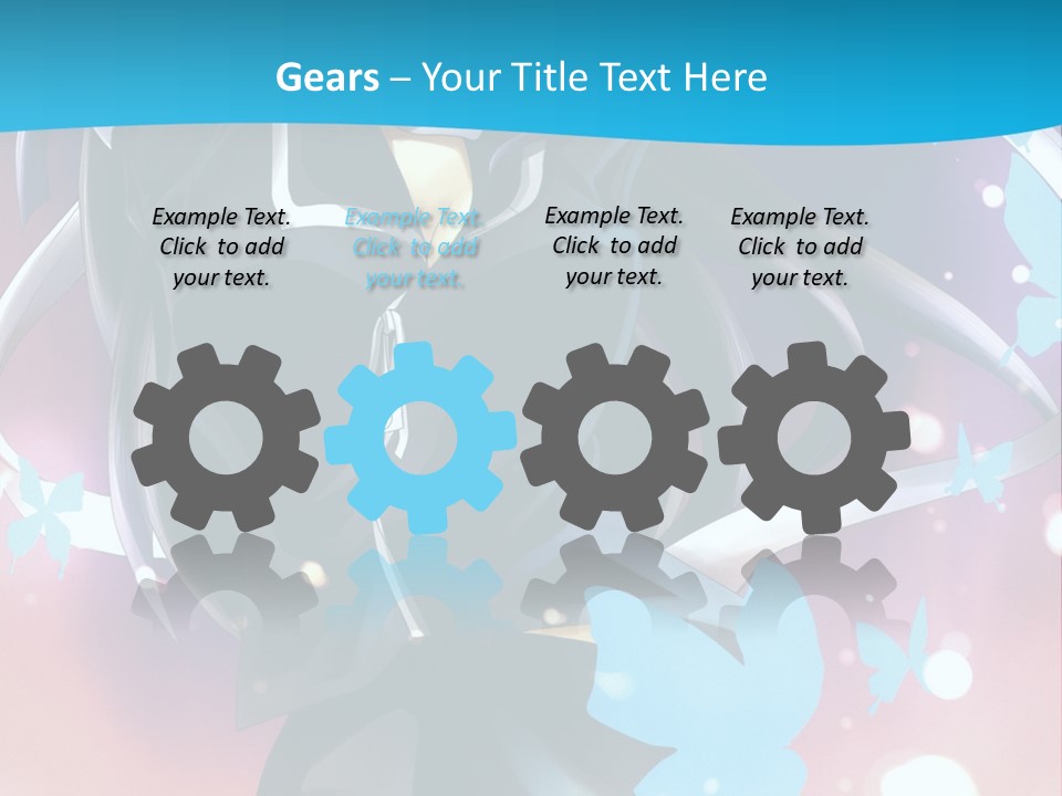 A Anime Character With Long Hair And Black Hair PowerPoint Template