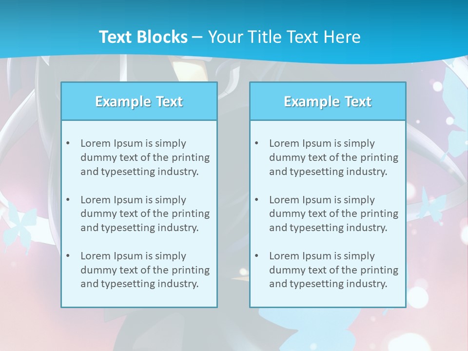 A Anime Character With Long Hair And Black Hair PowerPoint Template