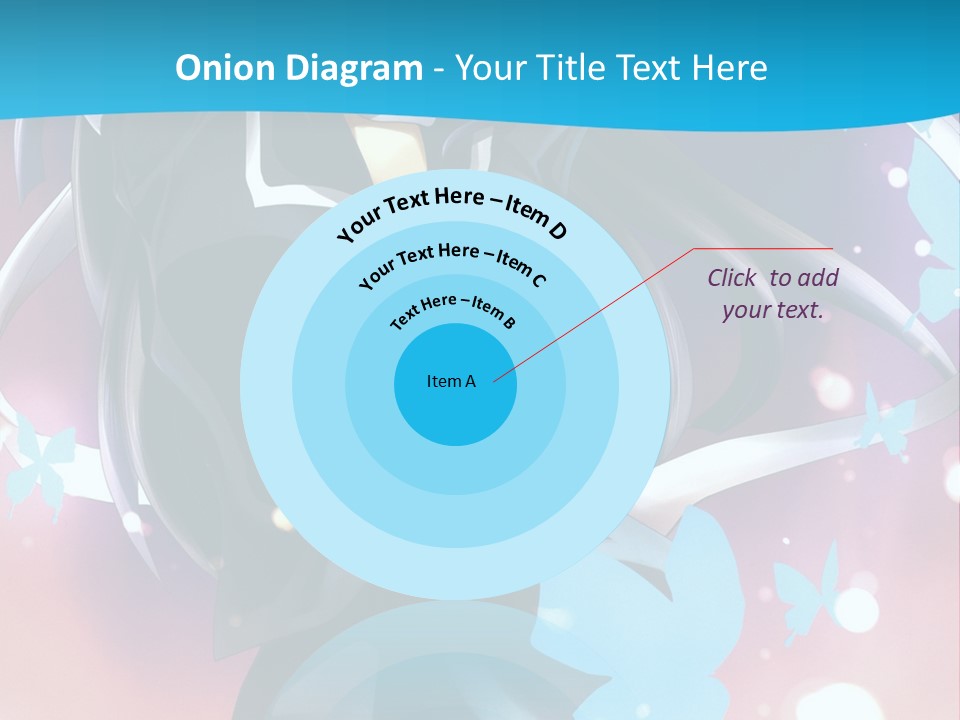 A Anime Character With Long Hair And Black Hair PowerPoint Template