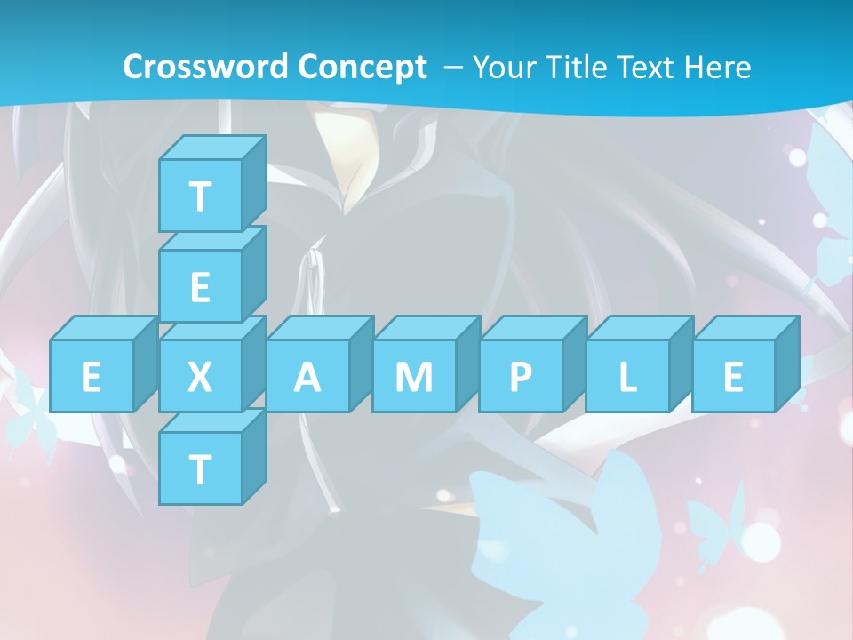 A Anime Character With Long Hair And Black Hair PowerPoint Template