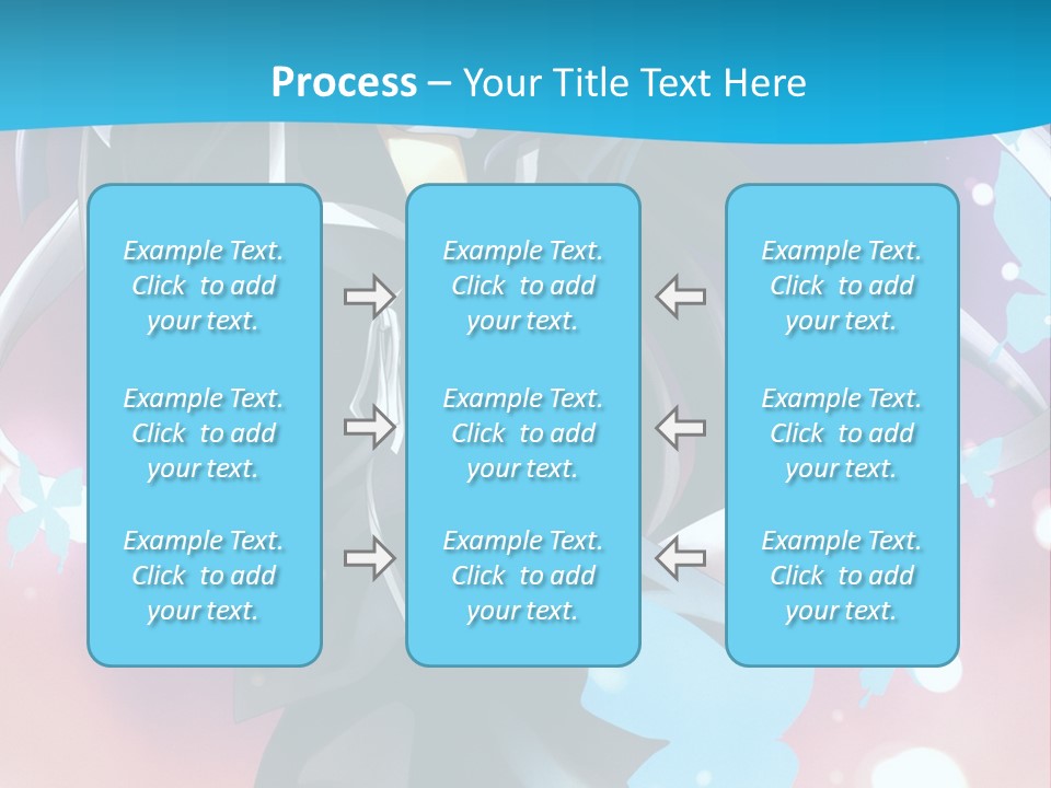 A Anime Character With Long Hair And Black Hair PowerPoint Template