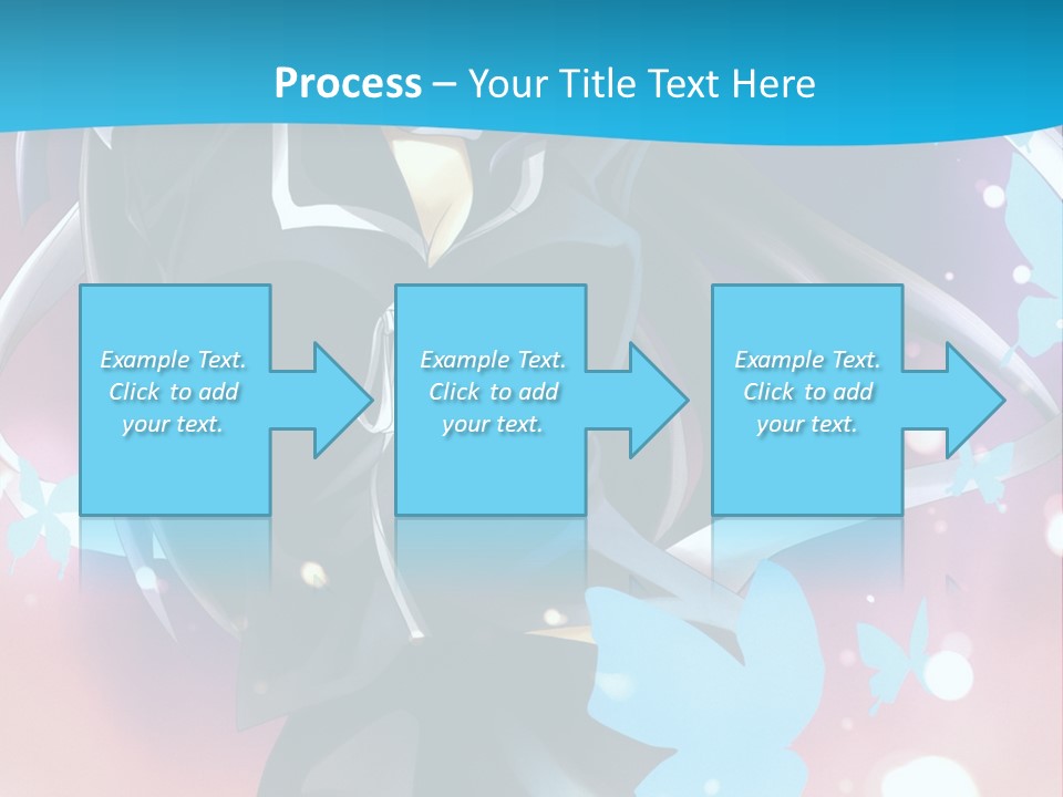 A Anime Character With Long Hair And Black Hair PowerPoint Template