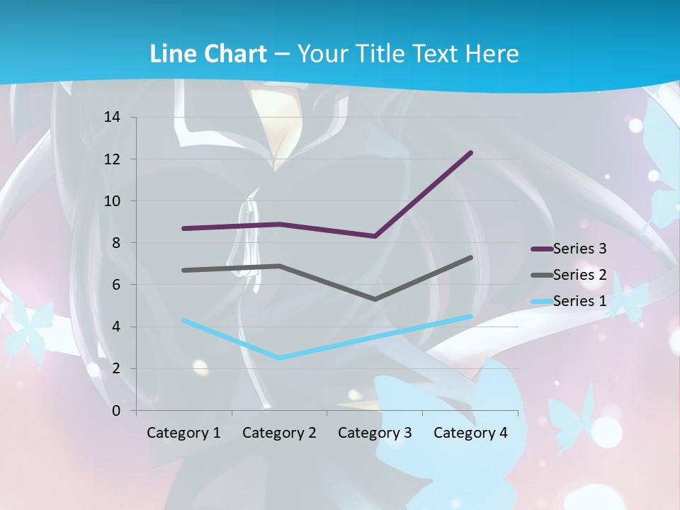 A Anime Character With Long Hair And Black Hair PowerPoint Template