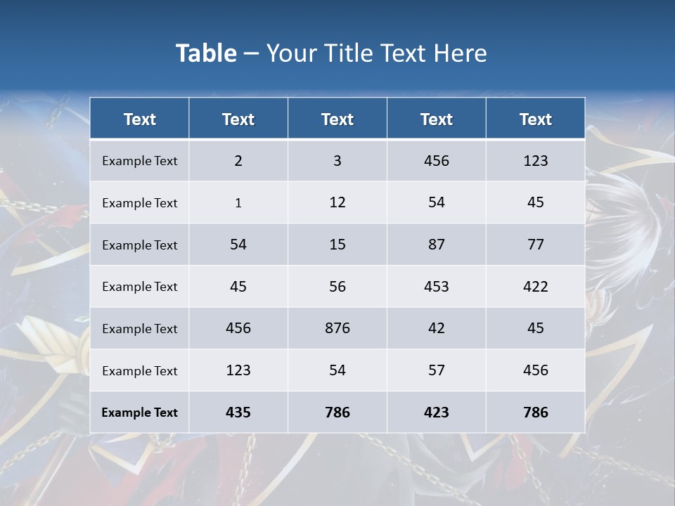 A Anime Character Holding A Sword In His Hands PowerPoint Template