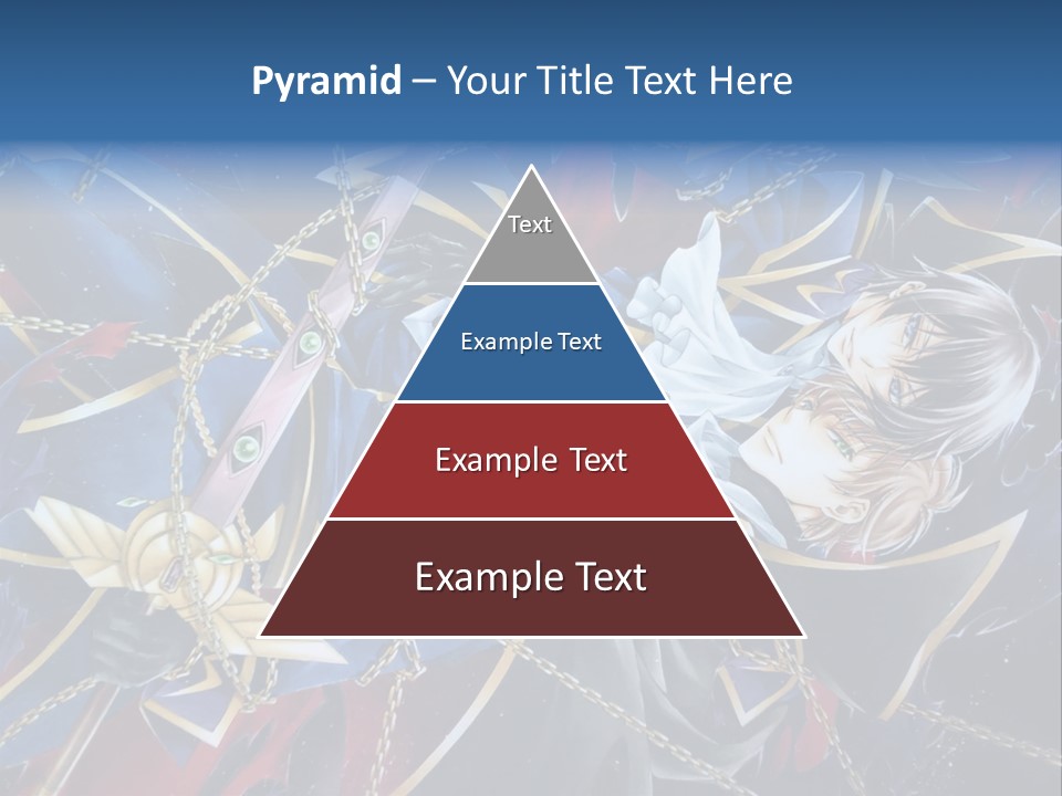 A Anime Character Holding A Sword In His Hands PowerPoint Template