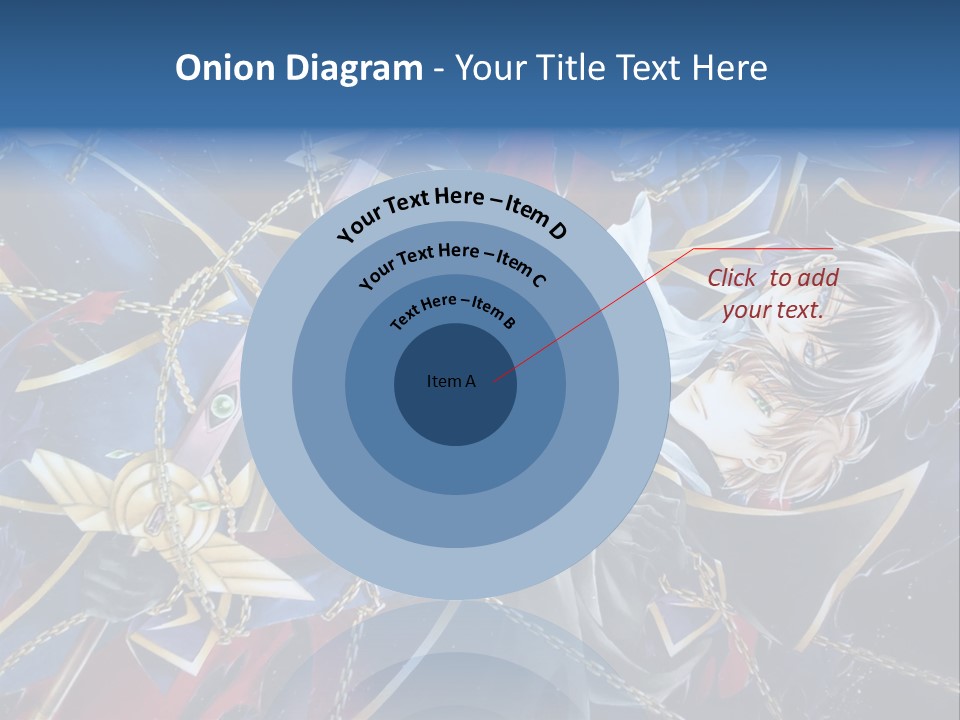 A Anime Character Holding A Sword In His Hands PowerPoint Template