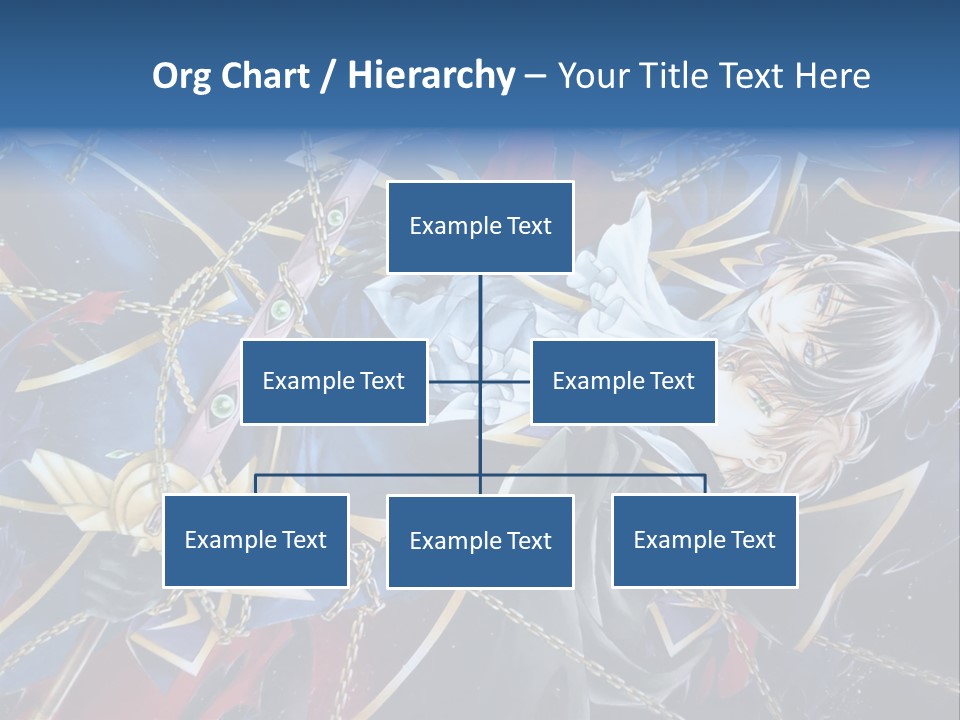 A Anime Character Holding A Sword In His Hands PowerPoint Template