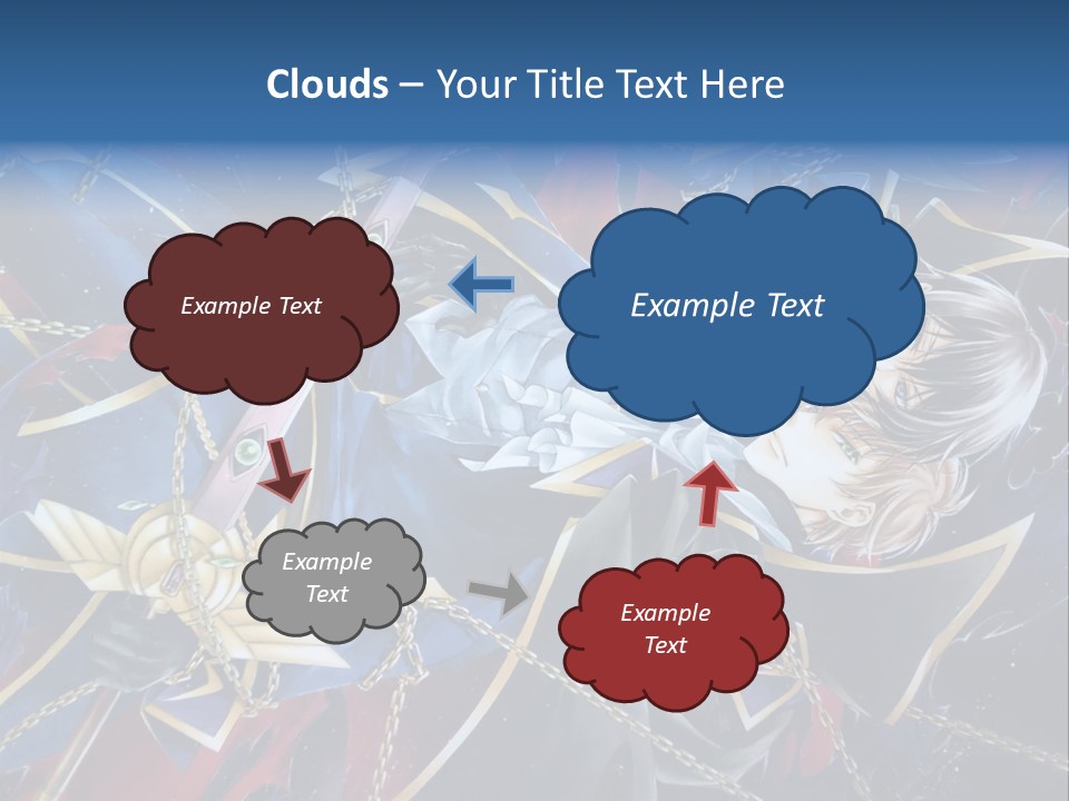 A Anime Character Holding A Sword In His Hands PowerPoint Template