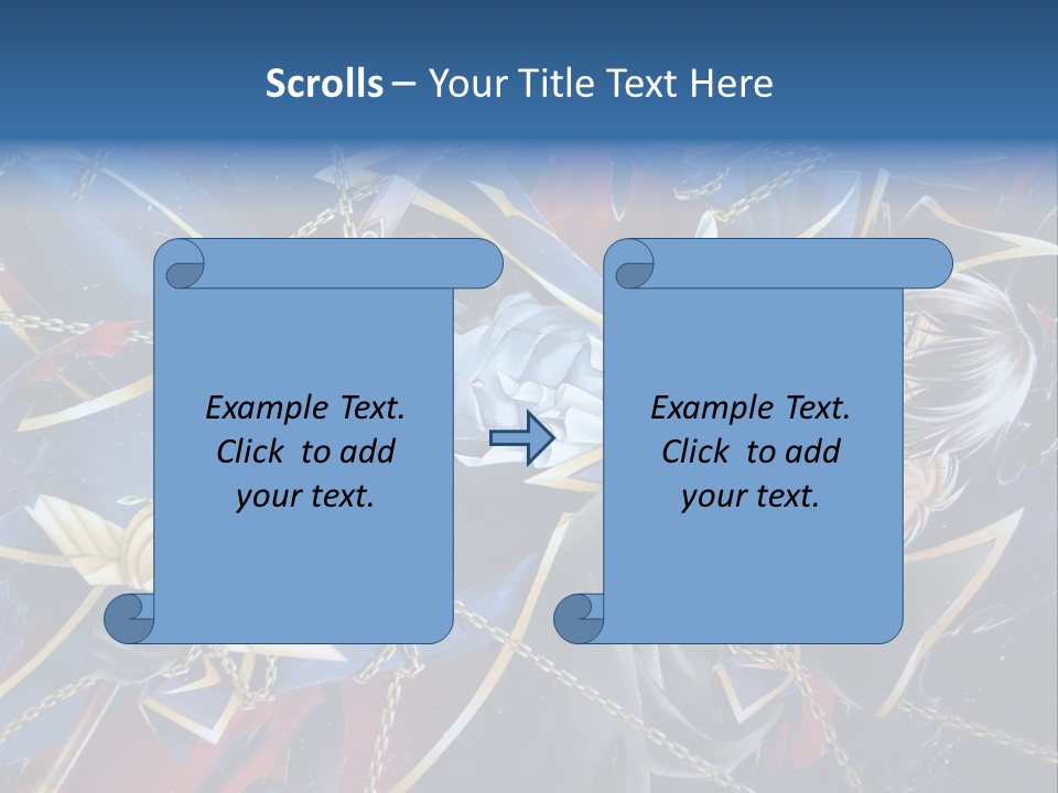 A Anime Character Holding A Sword In His Hands PowerPoint Template