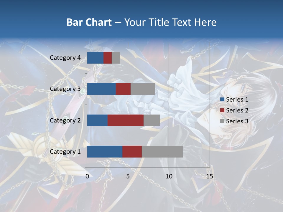 A Anime Character Holding A Sword In His Hands PowerPoint Template