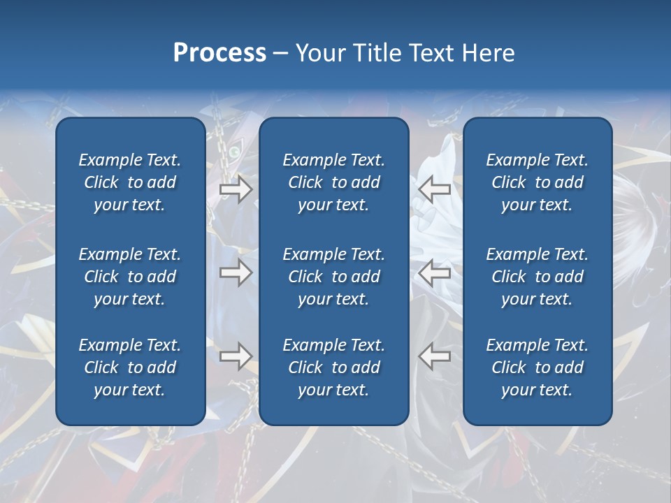 A Anime Character Holding A Sword In His Hands PowerPoint Template
