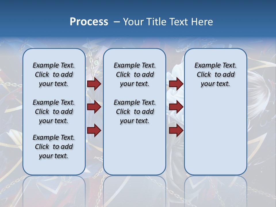 A Anime Character Holding A Sword In His Hands PowerPoint Template