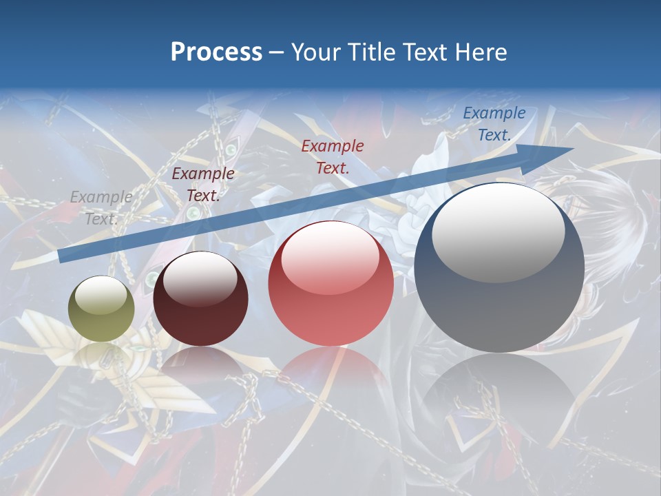 A Anime Character Holding A Sword In His Hands PowerPoint Template