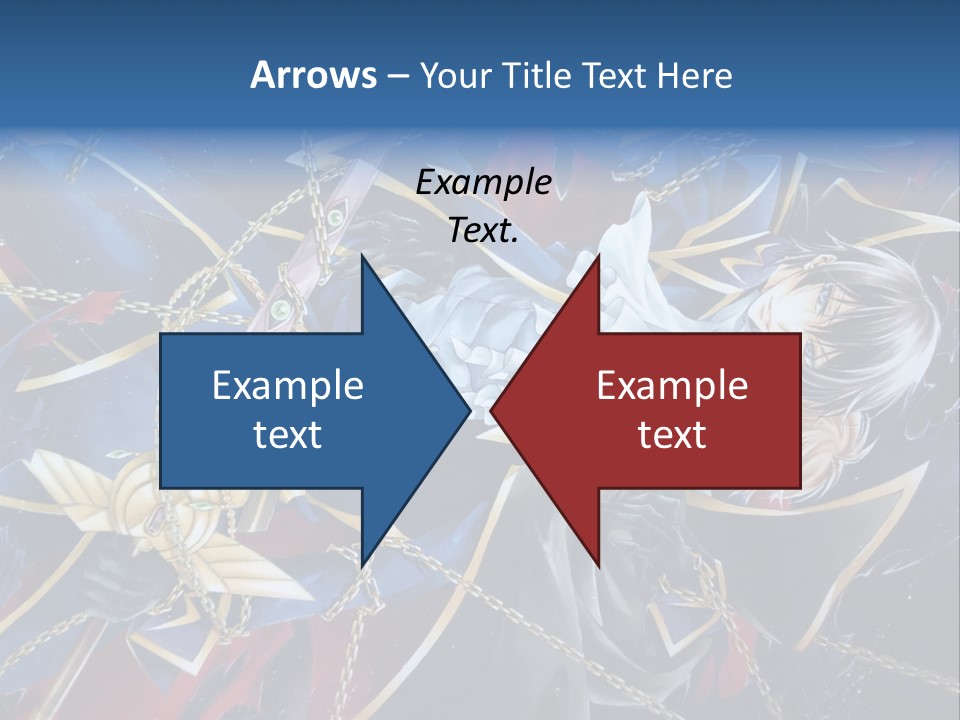 A Anime Character Holding A Sword In His Hands PowerPoint Template