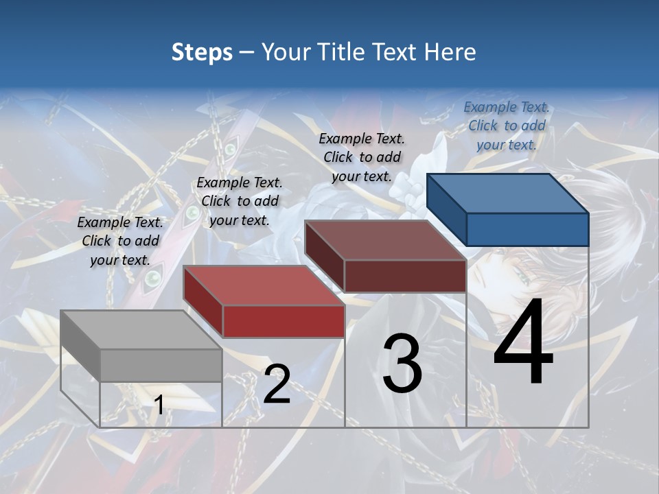 A Anime Character Holding A Sword In His Hands PowerPoint Template