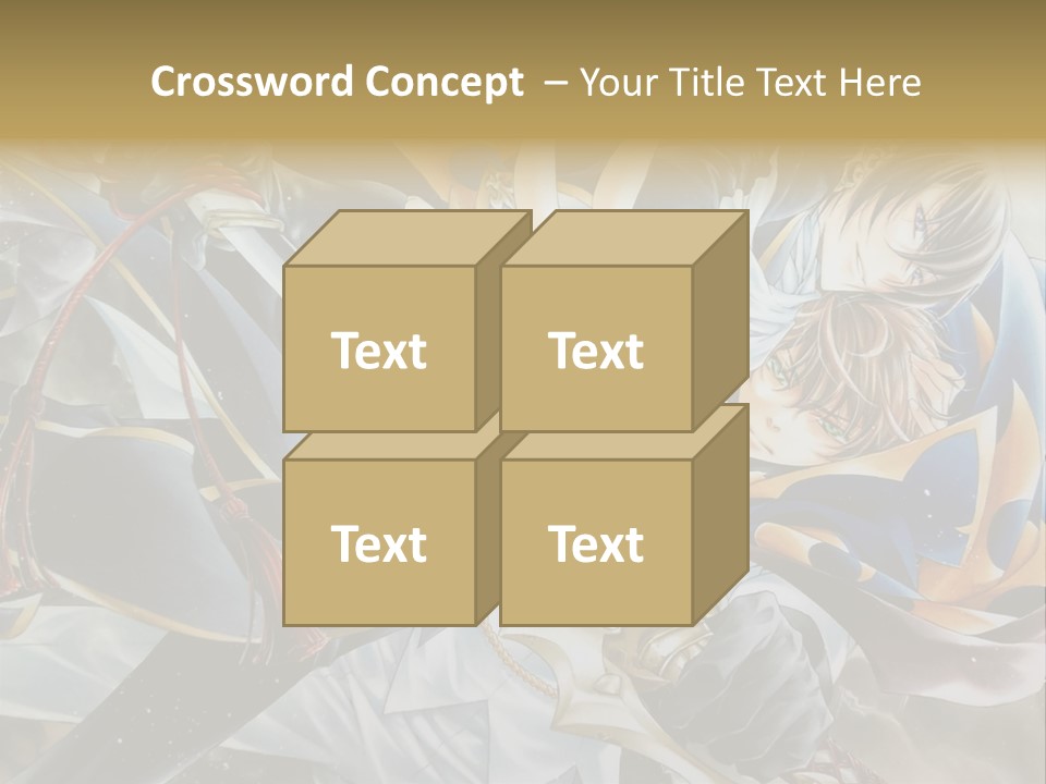 A Man Holding A Sword In Front Of A Painting PowerPoint Template