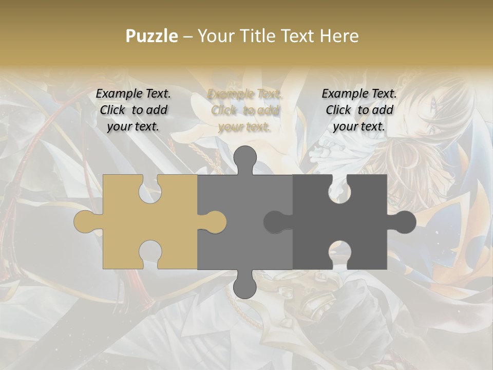 A Man Holding A Sword In Front Of A Painting PowerPoint Template