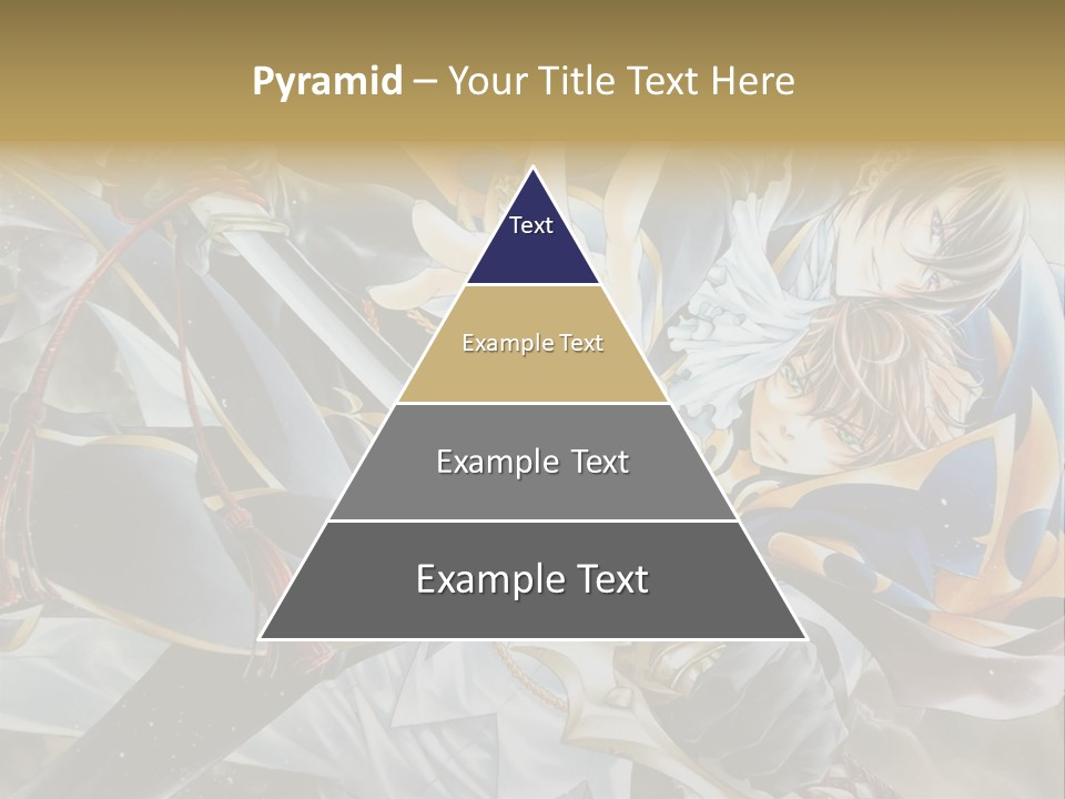 A Man Holding A Sword In Front Of A Painting PowerPoint Template