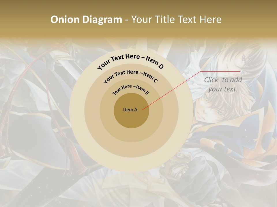 A Man Holding A Sword In Front Of A Painting PowerPoint Template