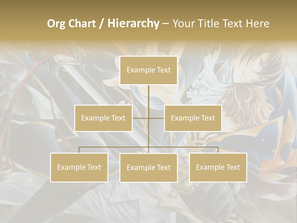 A Man Holding A Sword In Front Of A Painting PowerPoint Template