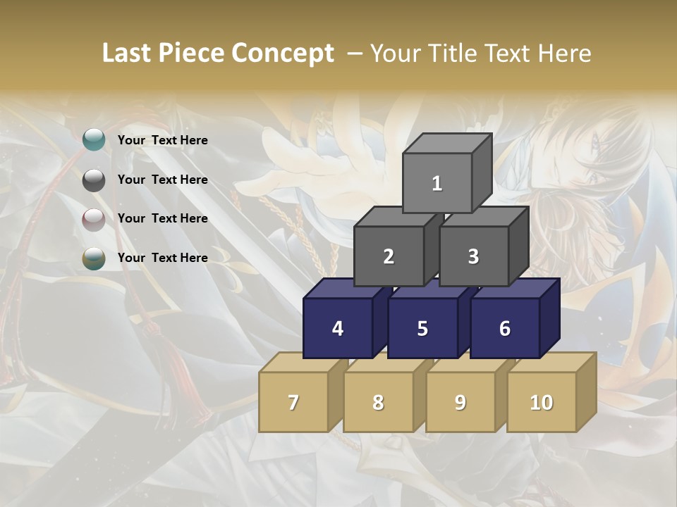 A Man Holding A Sword In Front Of A Painting PowerPoint Template