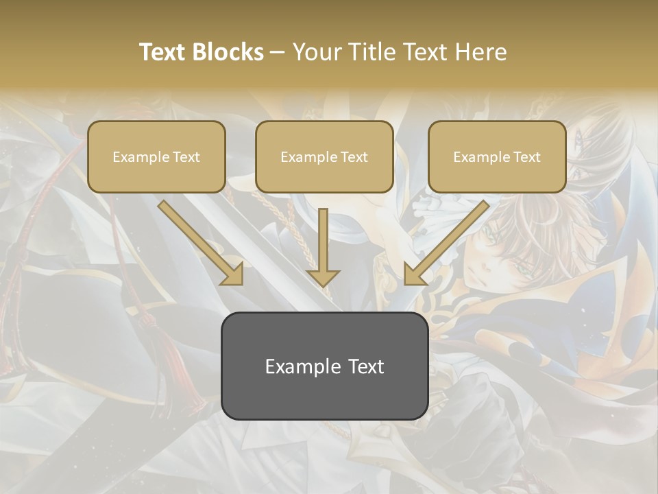 A Man Holding A Sword In Front Of A Painting PowerPoint Template