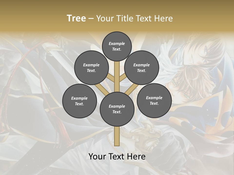 A Man Holding A Sword In Front Of A Painting PowerPoint Template