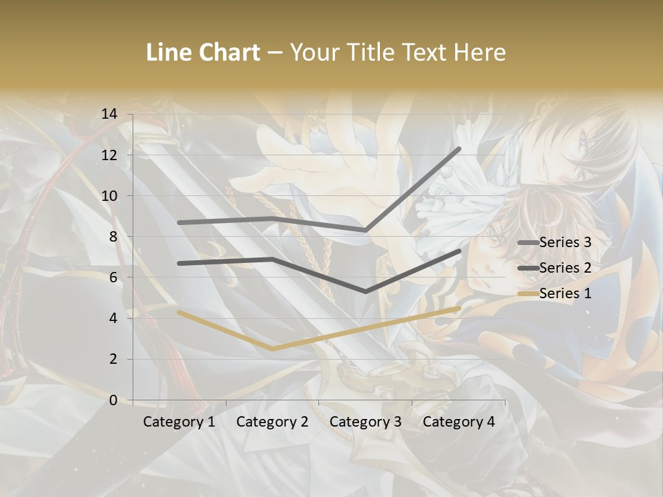 A Man Holding A Sword In Front Of A Painting PowerPoint Template