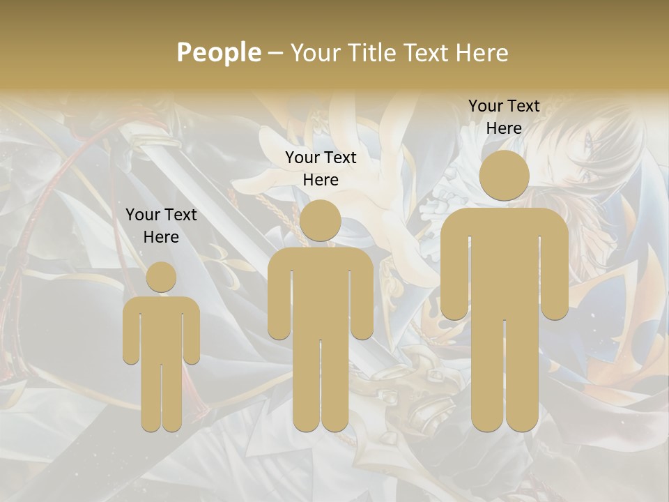 A Man Holding A Sword In Front Of A Painting PowerPoint Template