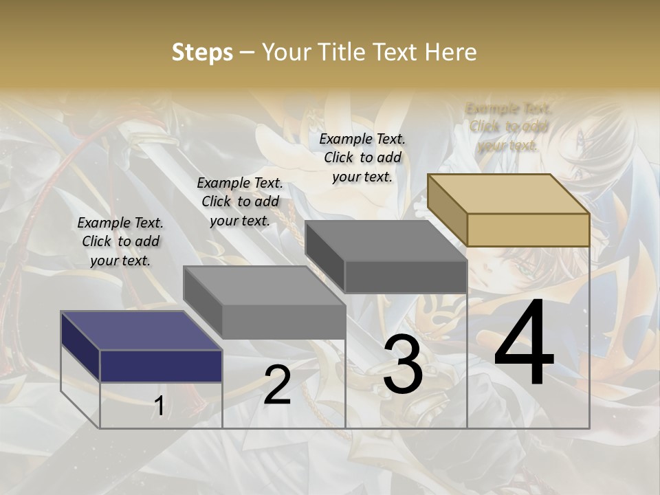 A Man Holding A Sword In Front Of A Painting PowerPoint Template